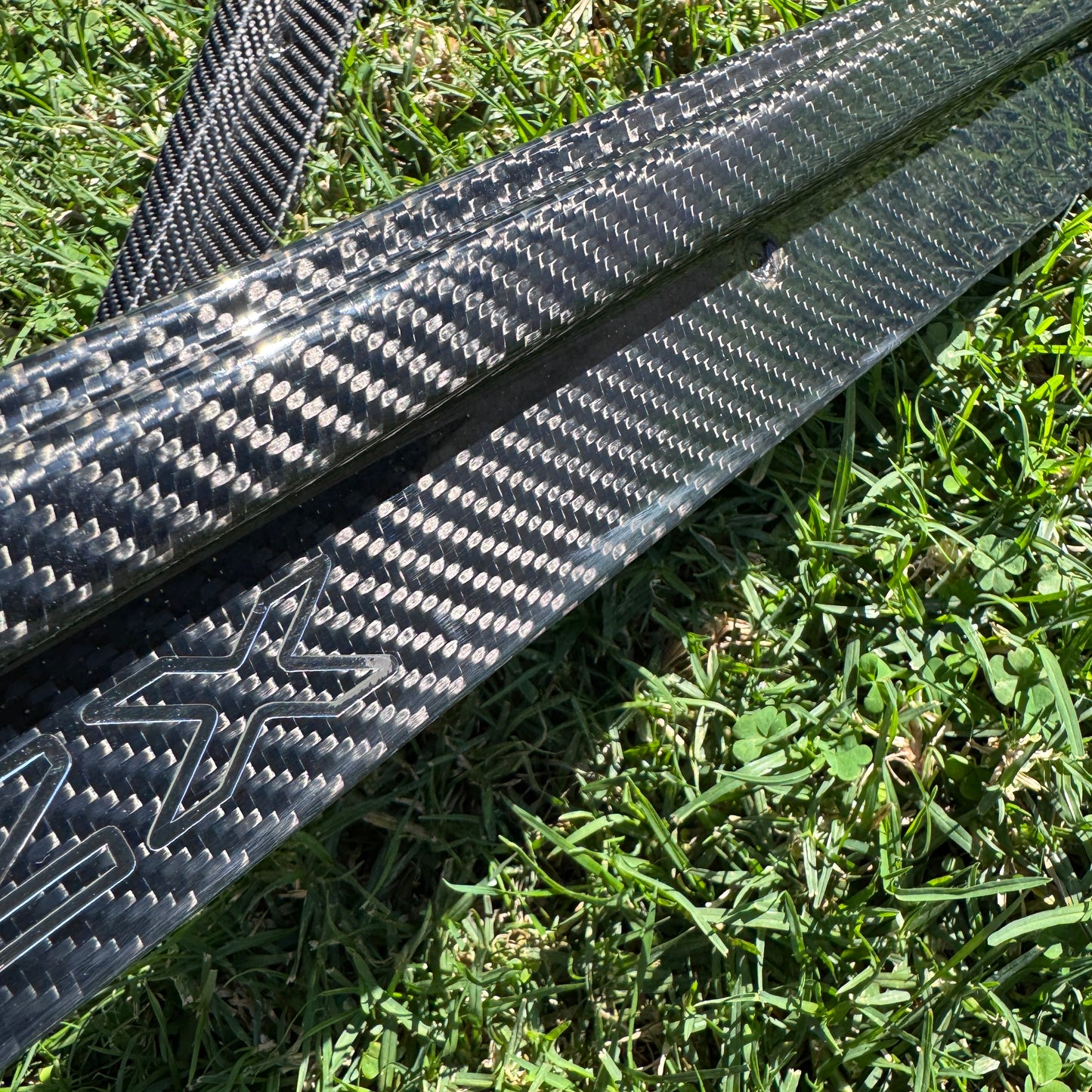 ZThirtyTwo Door Sills Carbon Fiber Chrome 300ZX Logos BLEMISHED