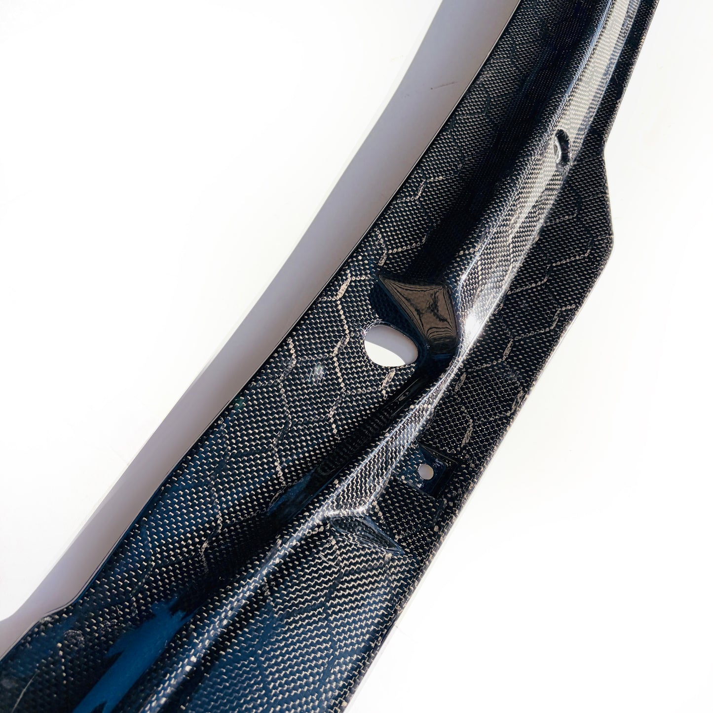 ZThirtyTwo Windshield Clow Trim Set Hex Weave Carbon Fiber