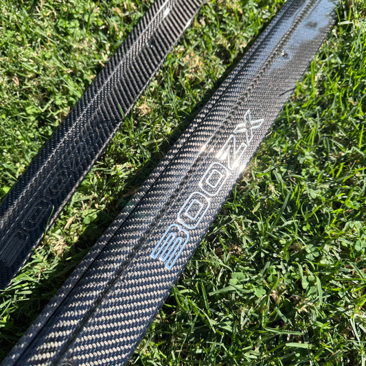 ZThirtyTwo Door Sills Carbon Fiber Chrome 300ZX Logos BLEMISHED